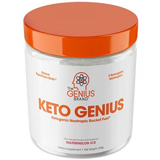 Keto Genius (BHB 외인성 케톤 + 방향 지성 약물) - 케토 제닉 에너지 & 포커스 보충 - 케톤증을 자극하고 명확성을 높이기 완벽