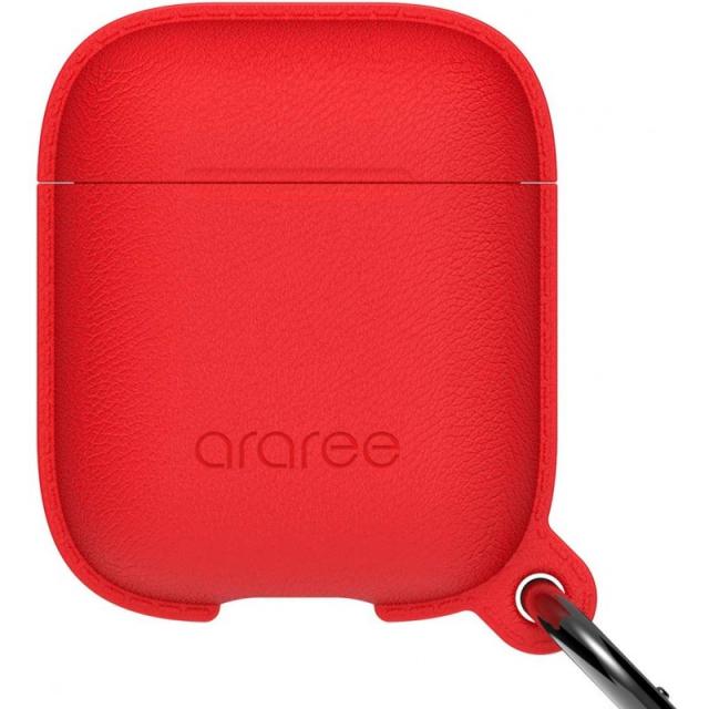 araree AirPods2 / AirPods 케이스 POPS 레드 카라비나 첨부 충격 보호 소프트 실리콘 Apple 무선 이어폰