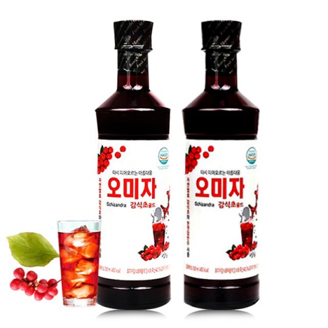 광야식품 오미자 감식초 골드 발효 식초, 2개, 500ml