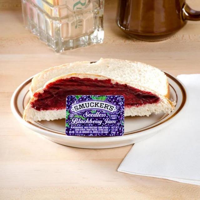 Smuckers Blackberry Jam 스무커스 블랙베리잼 소포장 일회용 14gX200개