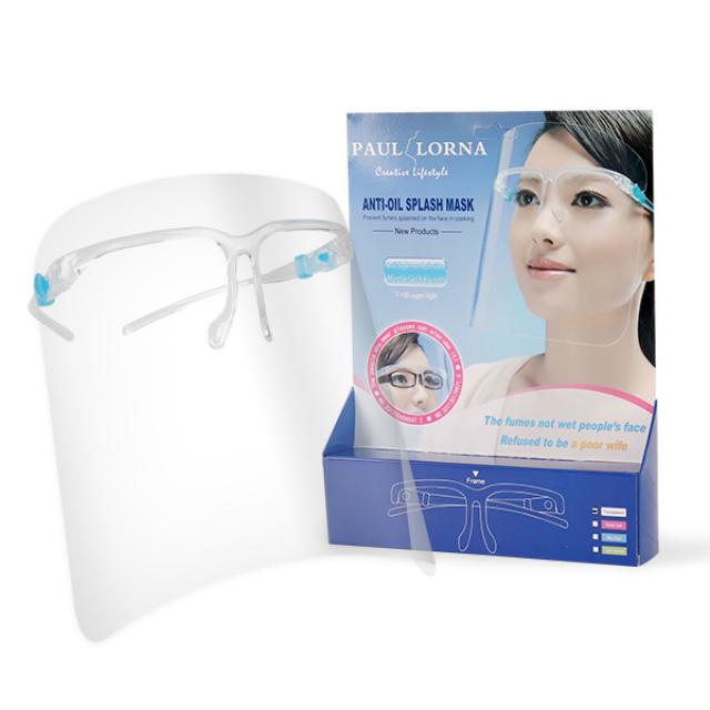 페이스 실드 마스크 필름 투명 안면보호 병원 가리개, 단일상품