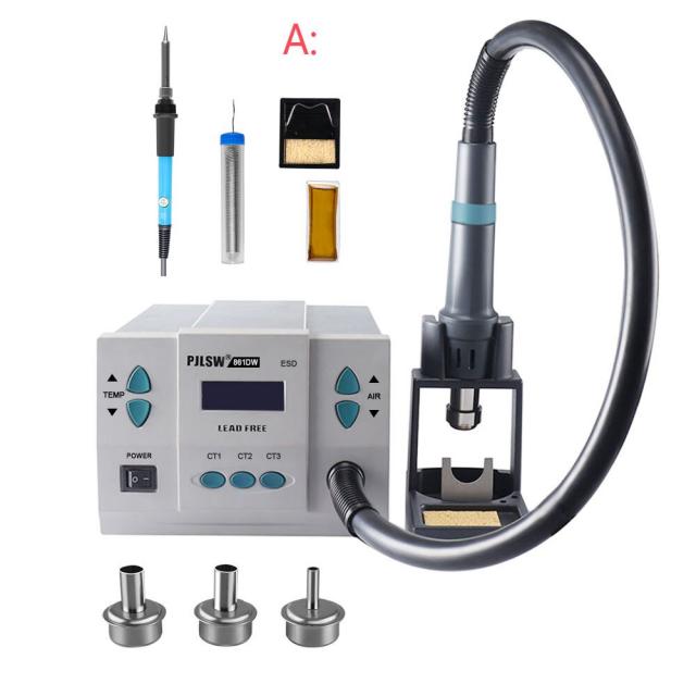 납땜기 인두기 EU 미국 1000W 861DW 무 에어 재 작업 스테이션 솔더링 지능형 디지털 디스플레이 디 PC 칩, 01 A_01 US  110V