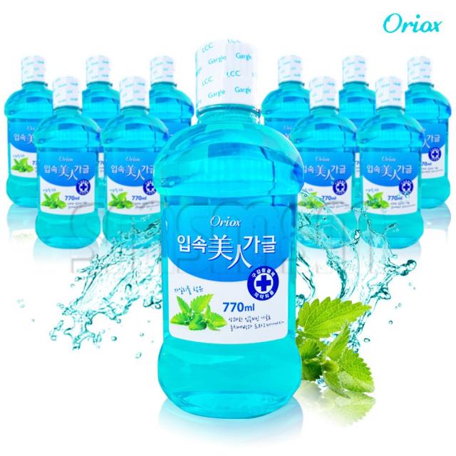 오릭스 입속미인 가글 770ml x 12개, 1box