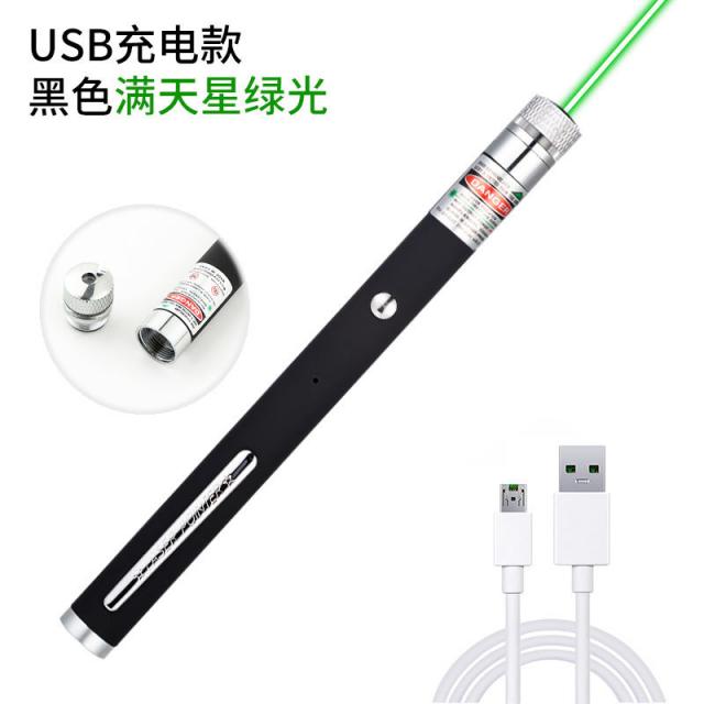 파충류적외선램프 토이 빛 펜을 자극하다 USB 충전 그린 원사 가르치다 지휘봉을 잡았다 매물부 뇌사필 등 3633265180, 블랙 그린 (충전식 _충전케이블 _안