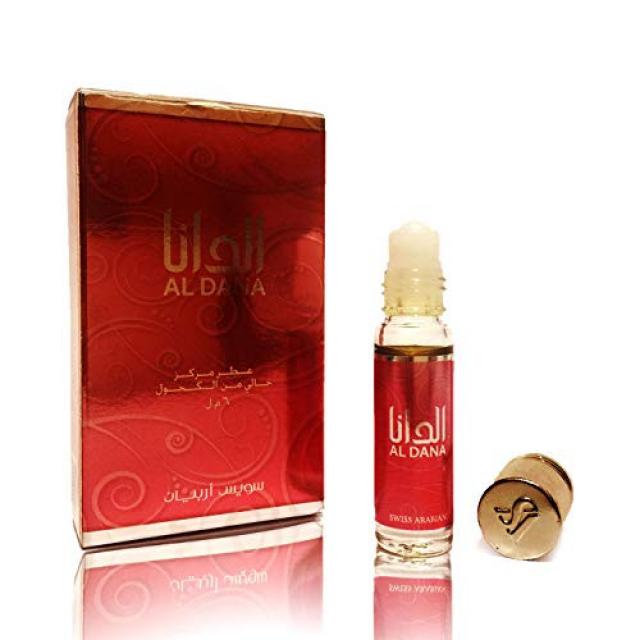 NADA Roll On Perfume Oil 6 mL .2 oz | Oriental Fragrance for Men and Women | Musk Floral Fruity and Citrus Notes | Alcohol Free Attar Vegan Parfu, Scent Name = AL DANA, 본문참고, 본문참고