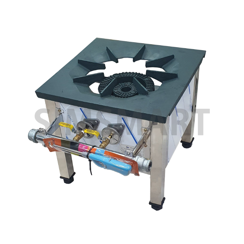 [심스마트] 업소용 낮은가스렌지 450 무료배송 LPG LNG 식탕용 탕렌지 간택기, 450 낮은렌지