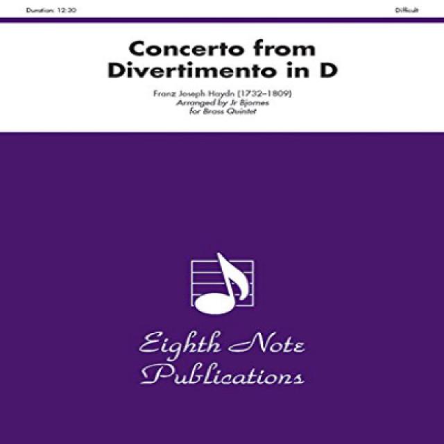 Concerto (from Divertimento in D): Alto Trombone Feature Score Parts (Eighth Note Publications) 협주, 1