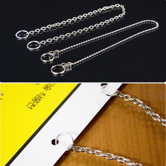 다용도 안내 명패 걸이용 체인줄 사무실 매장 교습소, 기본