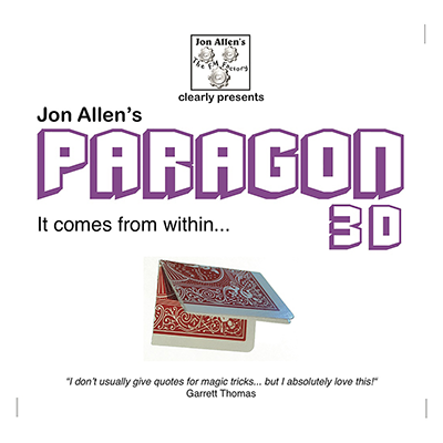 [파라곤 3D] Paragon 3D (DVD and Gimmick) by Jon Allen 싸인한 카드가 어느새 투명상자에 들어가 있네요.