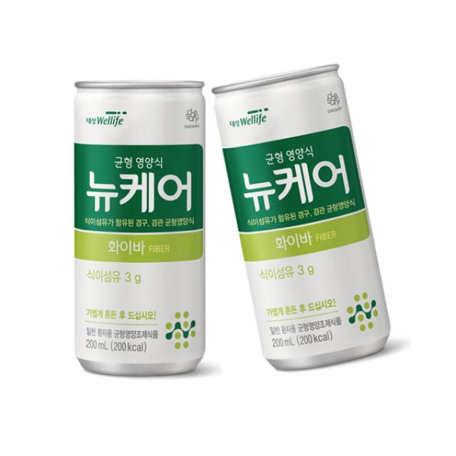 장불편환자 뉴케어 화이바 200ml x90캔 환자영양식 식사대용 완전균형영양식