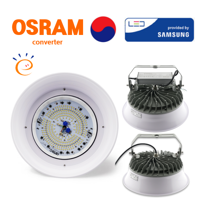 LED앤샵 오스람 국산 LED공장등 100W 120W 150W 200W (AC, DC) 실외간판등 방수 투광등 고천정 조명 고천정등 사각투광기 LED 투광기 led투광등, 2. AC타입_120W