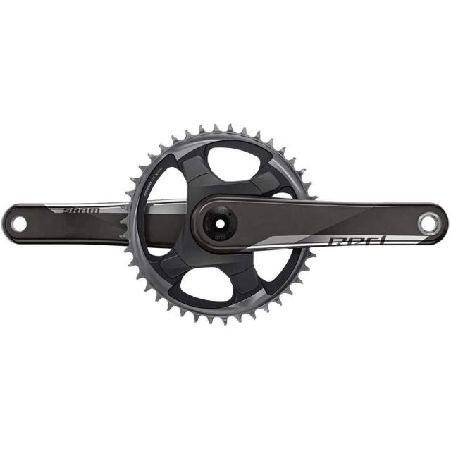 sram 빨간 1 재녹음하다 12단 스피드 크랭크세트, 블랙.|172.5mm, 46t