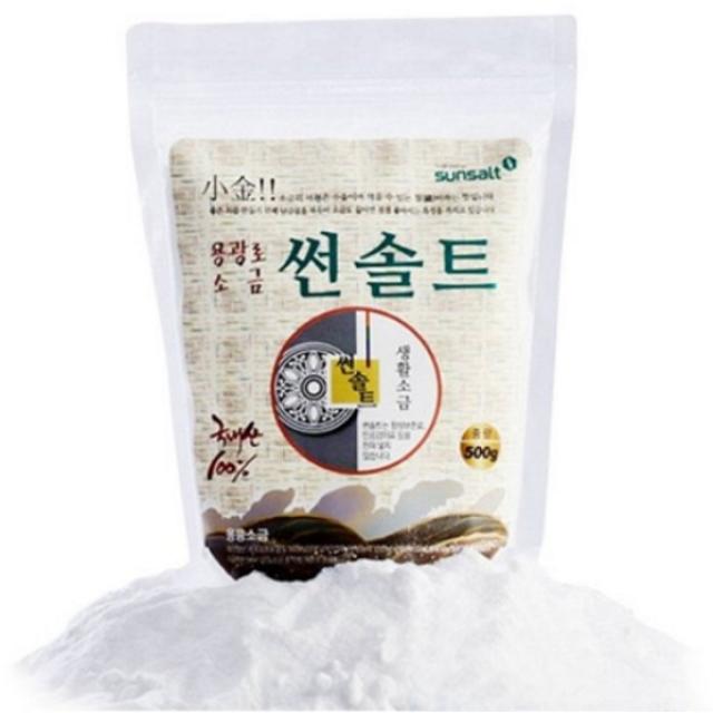 썬솔트 생활소금 500g 간수뺀천일염 좋은 용융소금(스테이크 김장), 1개