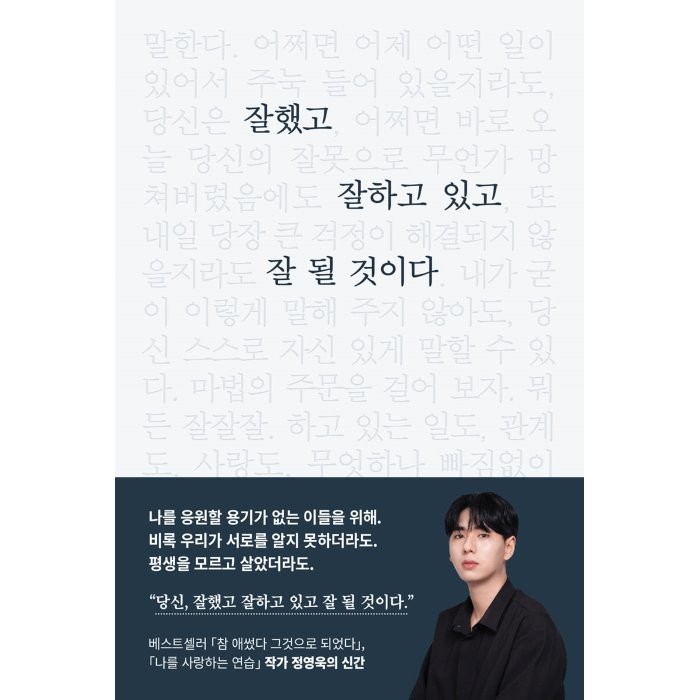 잘했고 잘하고 있고 잘 될 것이다, 부크럼, 정영욱