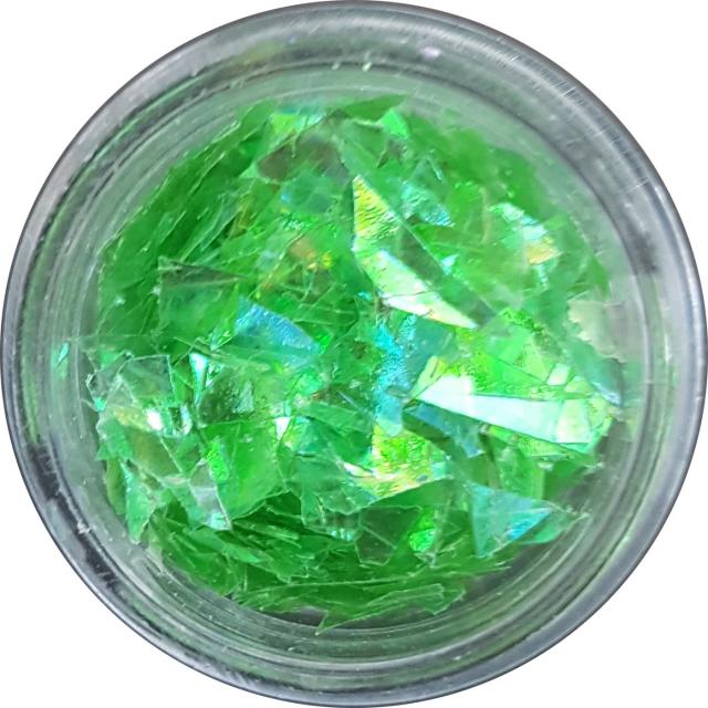 네일쎈 네일아트 난사글리터 네일글리터, 1개, KR-23(레인보우 그린)