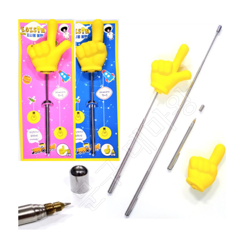 손가락 지시봉볼펜 안테나지시봉 지휘봉 12~60cm까지 늘어나는 스승의날 선물, 지시봉 볼펜