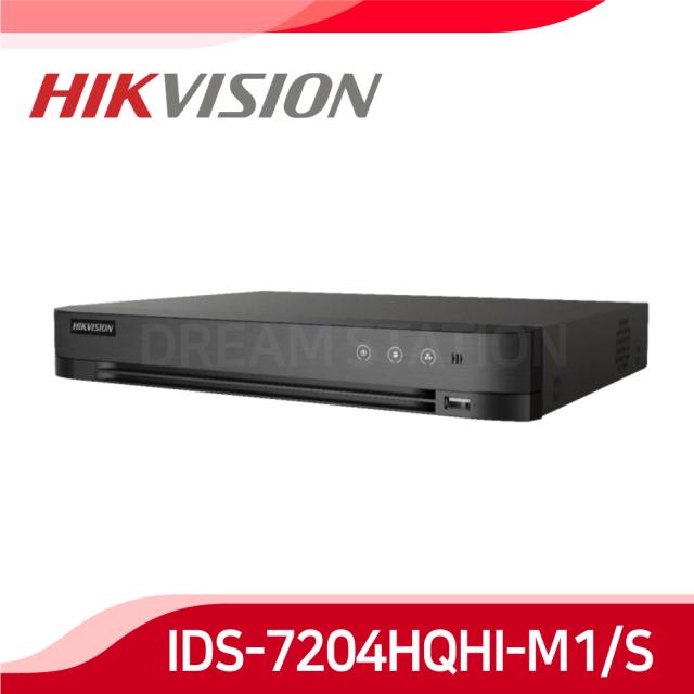 하이크비전 iDS-7204HQHI-M1/S 400만화소 올인원 4채널 DVR CCTV녹화기