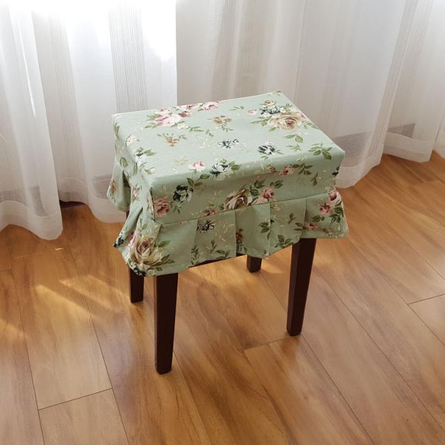 가죽쟁이 사방 뜯어 빨다 독창적 거실 메이크업 콘솔의자 장방, 전원 숏 플라워