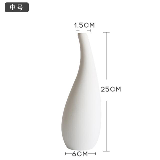 북유럽 세라믹 말린 꽃 장식 작은 현대 창조적 인 간단한 물방울 꽃병 장식 거실 꽃꽂이 테이블 기능 u57062, 매질, 매질