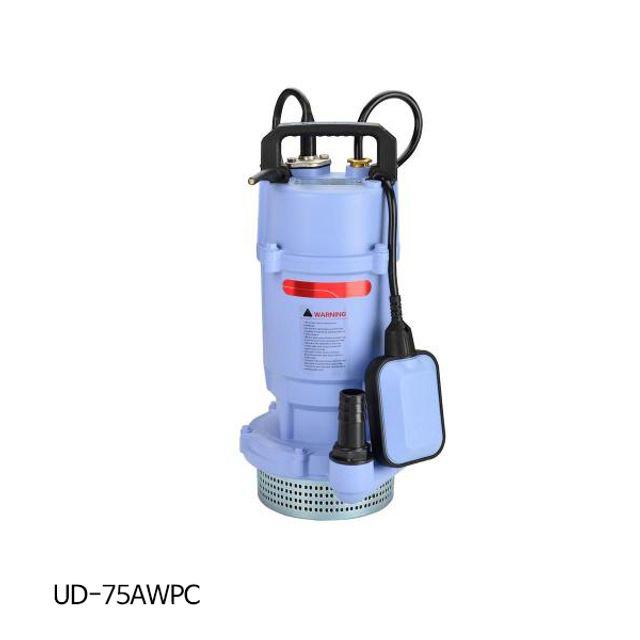 물펌프 물난리 홍수 배수펌프 수중펌프 자동 UD-75AWPC 1HP 단상220V 배수용 + wC6C