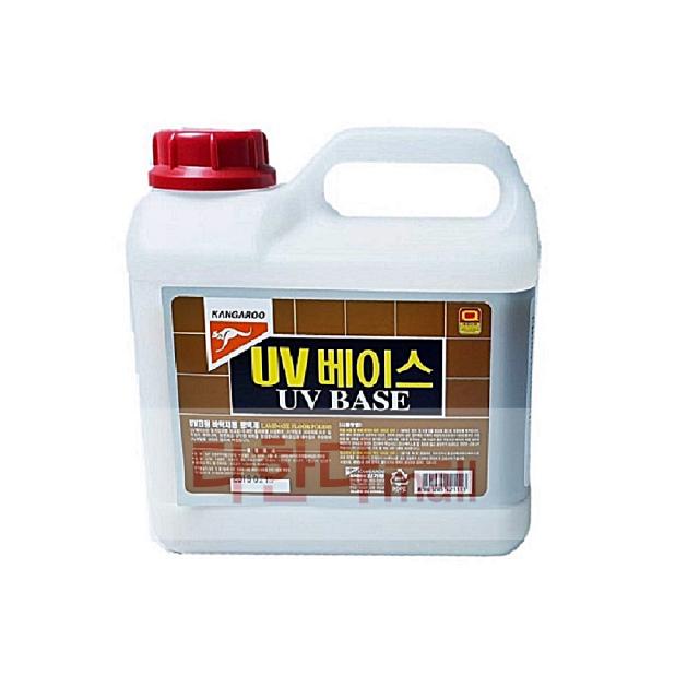 UV베이스 3.75L 마루코팅 원목 목재 나무 체육관 강당바닥 코팅제 캉가루 바닥광택 보호왁스 유브이베이스 바닥코팅제