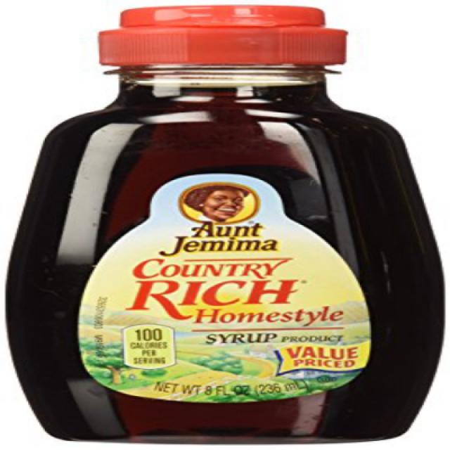 Aunt Jemima Syrup Country Rich Homestyle 8oz Container (Pack of 3) 제미 마 이모 시럽 컨트리 리치 홈 스타일 226, 1