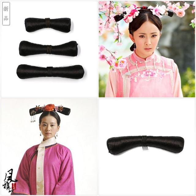 청나라 격 헤드 마음을 가라앉히다 옥청 사천 거듭제곱 스타일링 몽둥이질을 함 여성, 1, 8819 큰사이즈 라지 30cm