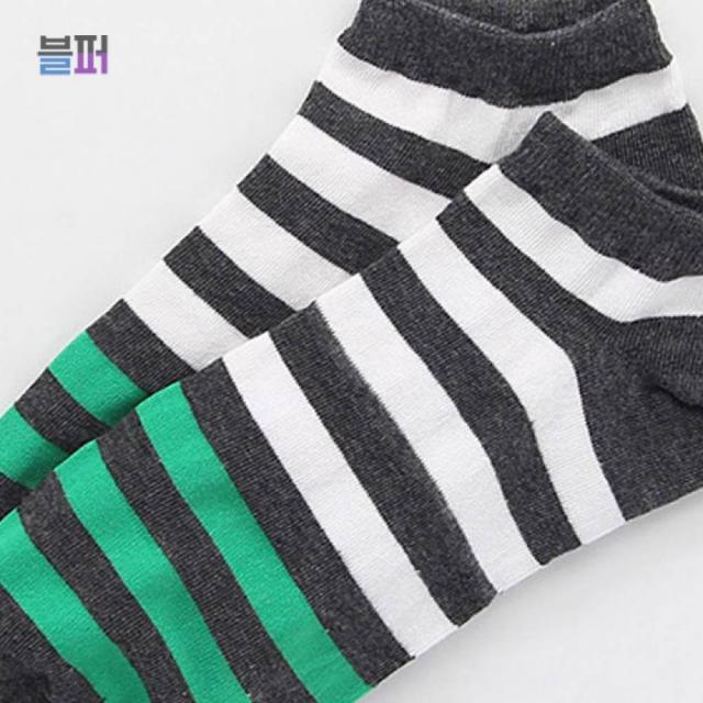 남자 반색 링글 패션 데일리 초록 발목 양말 1켤레 정장 여자 삭스 아동 귀여운 코디 님자