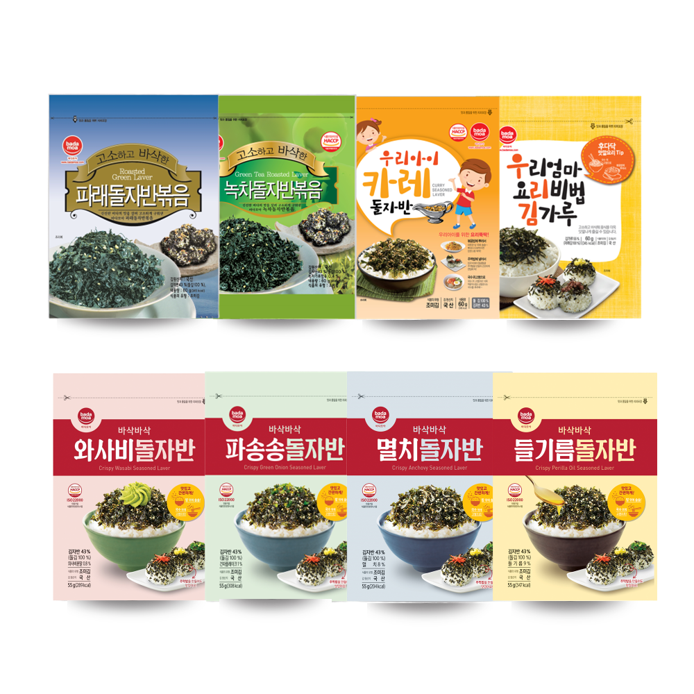 [바다모아] 김자반 돌김자반 돌자반볶음 김가루 (모음), 1봉, 파송송돌자반볶음55g