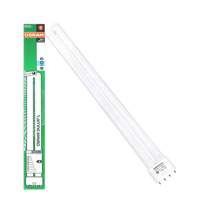 [오스람] Dulux L FPL 18W 24W 32W 36W 45W 55W 삼파장전구 형광등, 18W:주백색(840)