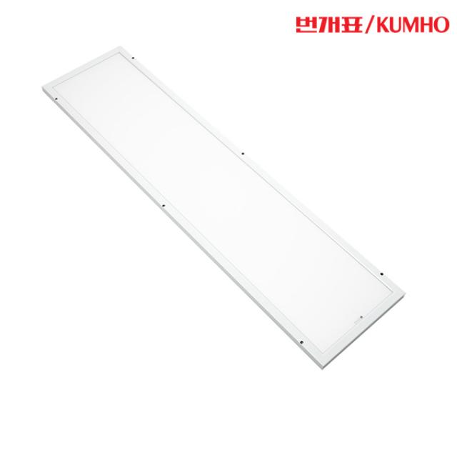 번개표/금호전기 LED 엣지 직하평판등 50W 1285X320 5700K 주광색 1개입, 주광색