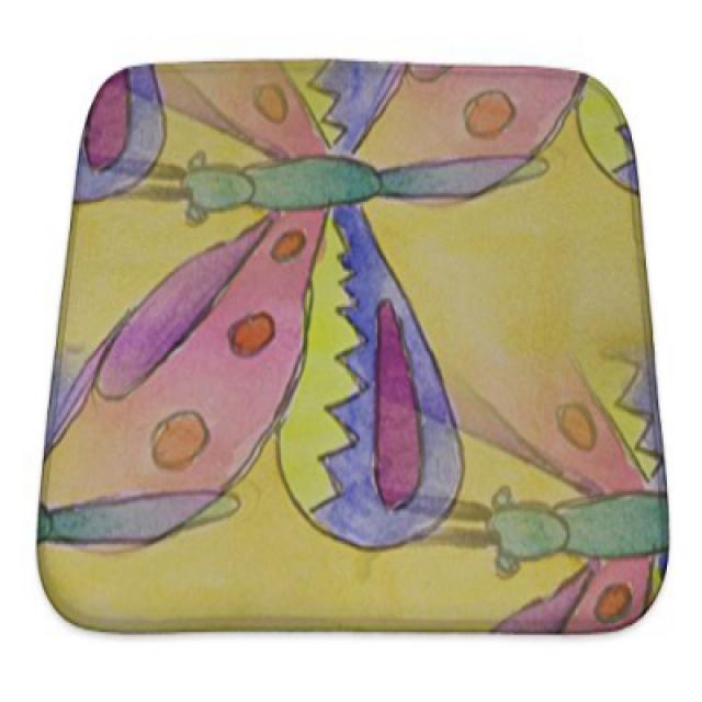 Gear New Blots Butterfly Watercolor Painting Bath Rug Mat No Slip Microfiber Memory Foam 기어 새로운 오점 나, nullSET