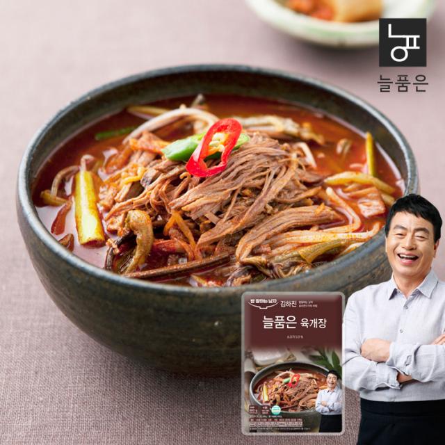 [늘품은] 늘품은 육개장 600g*10팩 (김하진이 감수한 탕), 600g, 10팩