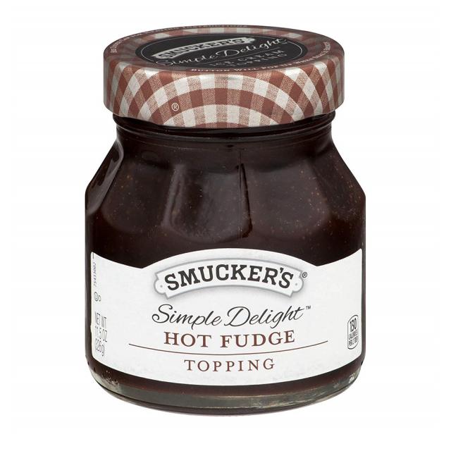 Smuckers Simple Delight Hot Fudge Topping 스머커스 심플 딜라이트 핫 퍼지 토핑 11.5oz 2팩, 1개