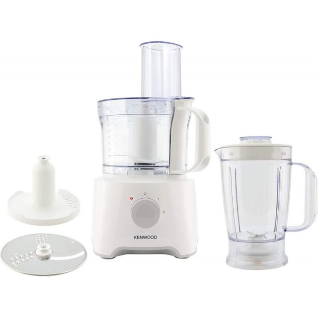 Kenwood FDP301W 푸드 프로세서 2.1L 보울 1.2L 블렌더 유화 나이프 블레이드 가역적 슬라이싱 및