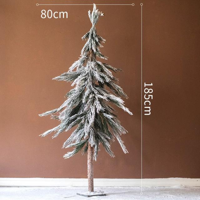 배수 명절 진열 장식품 개잎갈 나무 속이다 쇼윈도 촬영함 소품 그테이블 바닥이, 설송 （바스스 ）