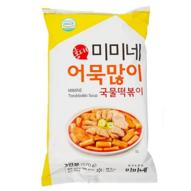 미미네 어묵많이 국물떡볶이 (냉동), 8봉, 570g