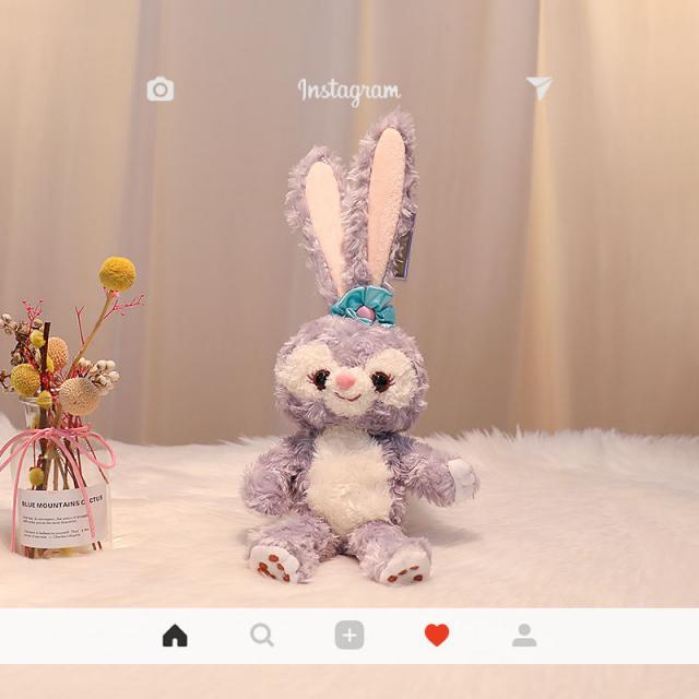 인형 스타더로 공공의 어린 정판 디즈니랜드 인싸템 같은스타일 토끼 옷을갈아입다 털 명절 선물 2546518928 이벤트 특가 50cm 귀를 꺾다 타입 스타더로 핑크스커트 타입