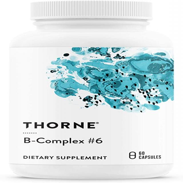 Thorne Research 퓨어인캡슐레이션 B-Complex 6 비타민 비 B6 콤플렉스 복합체 60캡슐 1병, 177