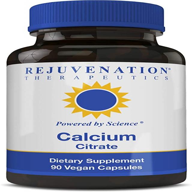 Rejuvenation Therapeutics Calcium Citrate식이 보충제 공증 용 뼈 캡슐 (비건 캡슐 90 정), 단일상품, 단일상품