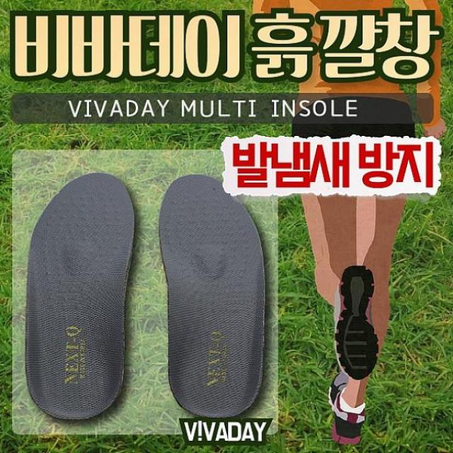 도리파이 냄새 없애주는 비바데이 흙깔창 1개 깔창, 1