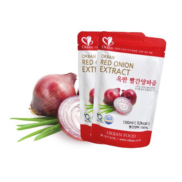옥반식품 빨간양파즙 항산화성분 안토시아닌이 풍부 100ml 120팩