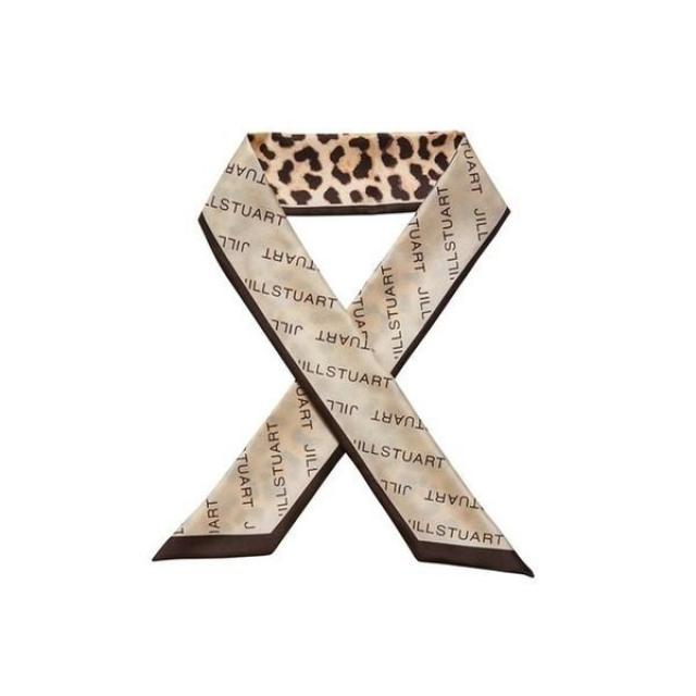 [갤러리아] 질스튜어트뉴욕질스튜어트뉴욕 브라운 견 레오파드 패턴 트윌리 스카프 JASC0E601W2