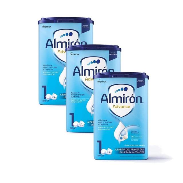 Almirn Advance 1 Leche 알미른 어드밴스 1단계 첫날부터 아기분유 800g 1개입 1팩, 3팩