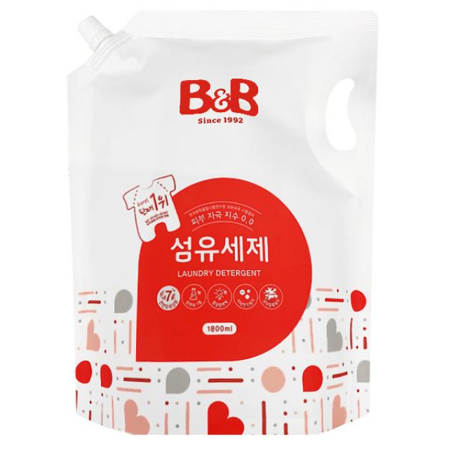 비앤비 섬유세제 1500ml 리필, 3개