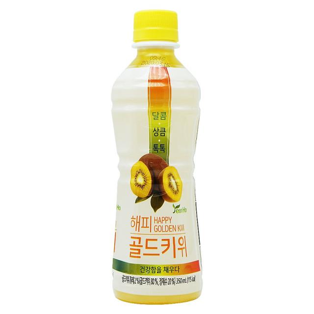 연호음료 해피 골드키위 350ml PET 20개입, 355ml, 20개