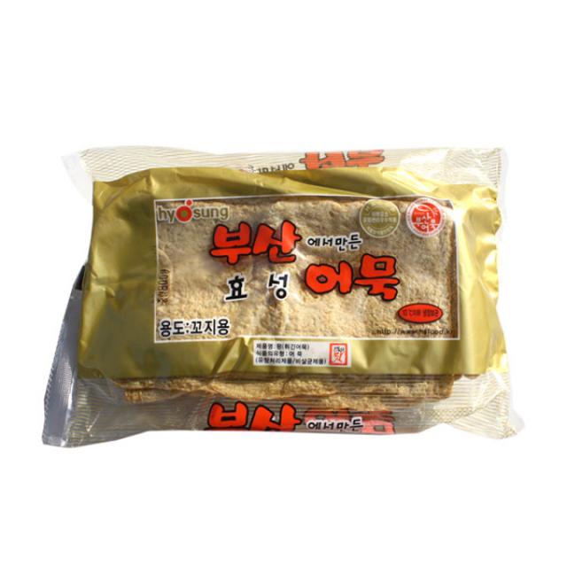 효성어묵 (냉장)부산 효성어묵(평)800g, 1