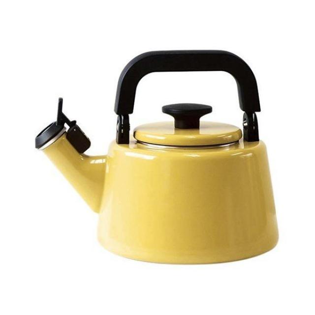 법랑 주전자 북유럽 미니 감성 도자기 차 우드 보냉 북유럽풍 난로, 01_노란색을 예약하다.