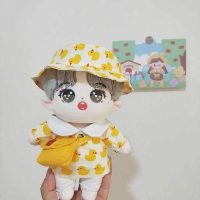 무속성 인형 솜인형 아이돌 만들기 diy 바디 몸통 면화 다이 20CM 피규어 구리구리 소체 만나 싸구려, 03번 러버덕 후드 (와우)