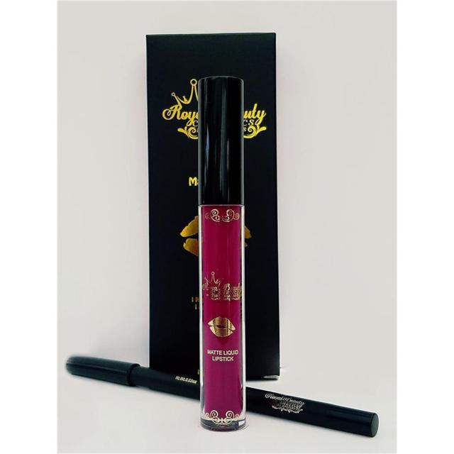 Royal Beauty Cosmetics Los Angeles L.A. 롱 착용 매트 립 키트 아라비아 나이트 Long Wearing Matte Lip Kit Arabian Nights, 단일상품, 단일상품